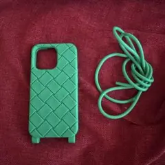 BOTTEGA VENETA グリーン iPhoneケース