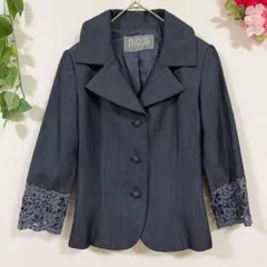 【FRANCO FERRARO】テーラードジャケット 1 レース袖 シルク