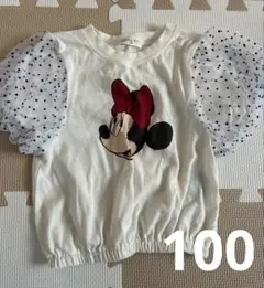 ミニーちゃん Tシャツ 美品 100センチ