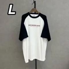 新品未使用 BEAR SOUNDラグラン 半袖Tシャツ ユニセックス 白黒 L