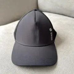 ルルレモン　ブラックメッシュキャップ