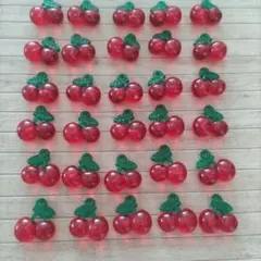 No.303 さくらんぼのチャーム【30個】ケース入り