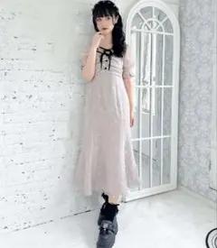 couture BY ROJITA レースマメイドワンピース ピンク