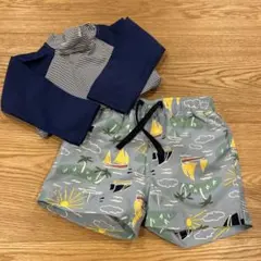プチバトー　ラッシュガード　水着