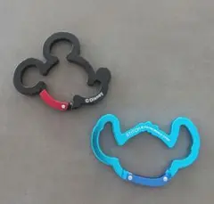 ディズニー　カラビナ　2種