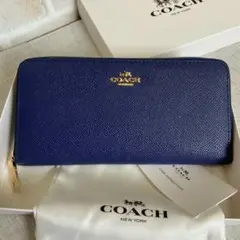 コーチ 長財布 ミッドナイトブルー 新品未使用