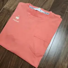 le coq sportif コーラルピンク Tシャツ