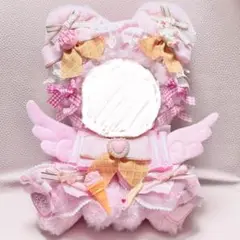 新品未使用　ユニコーンアイスクリームストロベリー　ぬい服　裏地あり　ピンク