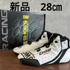 OMP evo X レーシングシューズ ホワイト/ブラック　28㎝ 新品　FIA OMP One Evo X Shoe – Wine Country Motor Sports