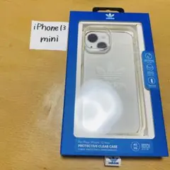 【新品未使用】adidas iPhone13miniスマホケース　アディダス透明
