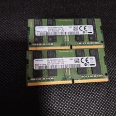 SAMSUNG　DDR4　PC4-2666V　32GB　BIOS確認済　メモリ