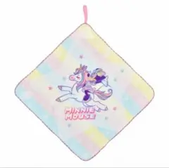 ミニーマウス ループ付タオル　2枚セット