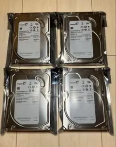 Seagate ST500NM0011 500GB 3.5インチ HDD 4個