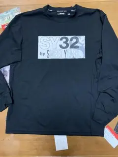 SY32 by SWEET YEARS ブラック長袖Tシャツ