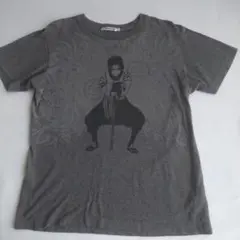 NARUTO　サスケ プリント Tシャツ S グレー