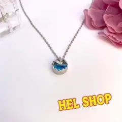 ⭐️ネックレス⭐️ 鯨⭐️マリンブルー⭐️夏⭐️激安⭐️幸運⭐️人気⭐️海⭐️