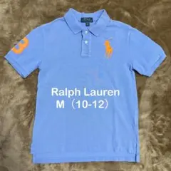 Ralph Lauren 水色ポロシャツ M (10-12)