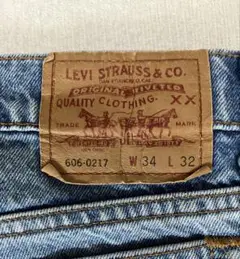 LEVI'S デニム 606-0217 W34 L32 ライトブルー
