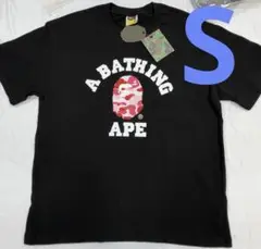 A BATHING APE ボックス猿ロゴTシャツ ブラック Sサイズ未使用tr