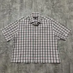 OLD 短丈　ショート丈　チェックシャツ　cityboy 古着　ボックス