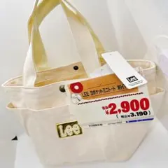 【新品未使用】タグ付き　リー　lee 3ポケット　キャンバス　トートバッグ