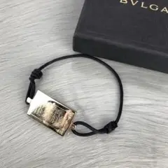 ブルガリ BVLGARI プレート ブレスレット レザー
