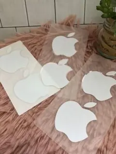 Appleロゴ ステンシル 6枚セット