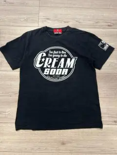 クリームソーダ cream soda Tシャツ　ロゴ　ブラック　M