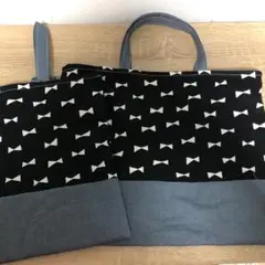 シンプルリボン×デニム 入園入学準備
