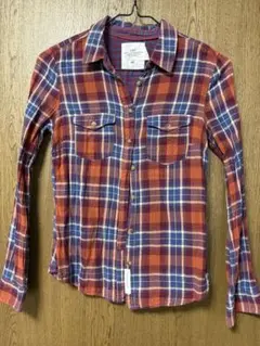 H&M L.O.G.G. 長袖チェックシャツ サイズ36