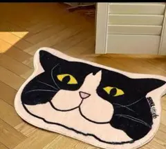 ②【新品未使用品】猫柄キッチンマット　玄関マット　バスマット