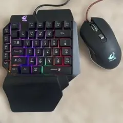 ZYOU LANG RGBゲーミングキーボードとマウスセット美品