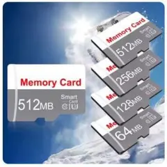 メモリカード　512MB　micro sd TF H2testwで容量確認済み