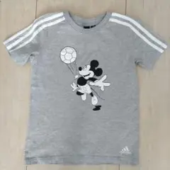 adidas ミッキーマウス Tシャツ 120cm グレー