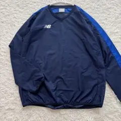 New Balance ナイロン プルオーバー XL ネイビー（870）