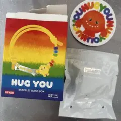 POP MART INSTINCTOY HUG YOUレッド　赤　ブレスレット