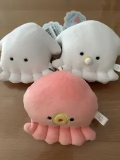 つぶらな瞳の水族館　むぎゅぬいその１ ３個セット