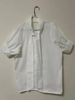 frunco 半袖シャツ リボンブラウス 白