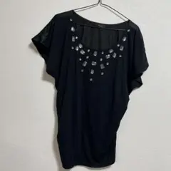 rienda♡ビジュー付トップス