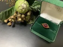 オススメご褒美♡k18ブルガリピンクアクアマリンリング9号