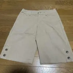 イーストボーイ　ベージュ キュロット ボタン付き