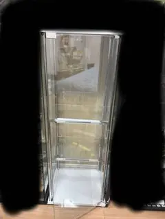 不二貿易 フィギュアケース 4段 幅42.5×奥行36.5×高さ120cm