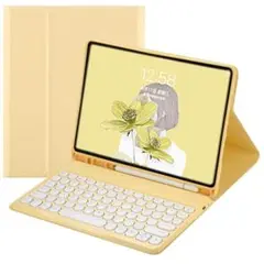 【新品】iPad キーボード付き ケース 第11世代 第10世代 イエロー