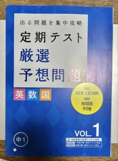 【極美品】【進研ゼミ】厳選予想問題 英数国 定期テスト VOL.1 セット