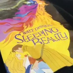 ディズニー♥眠れる森の美女♥ドロップ半袖Tシャツ【F】黒 コットン100丈短め