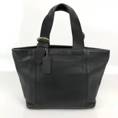COACH コーチ レザー トートバッグ ブラック レディース ブランド