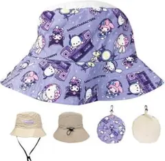 追跡有★Sanrio ポムポムプリン リバーシブル バケットハット ポムポムプリン＆クロミ × FTL バケットハット | COLLABORATION