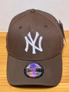 試着無し新品　ニューヨーク・ヤンキース 9FORTY キャップ ブラウン