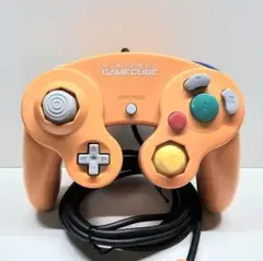 【純正品】ゲームキューブコントローラー　GCコン　オレンジ