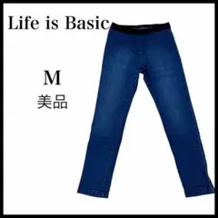Life is Basic ライフイズベーシック　デニム　パンツ　 M おでかけ